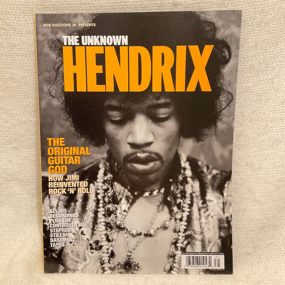 Unknown Jimi Hendrix Magazine 2015 Bob Guccione Jr